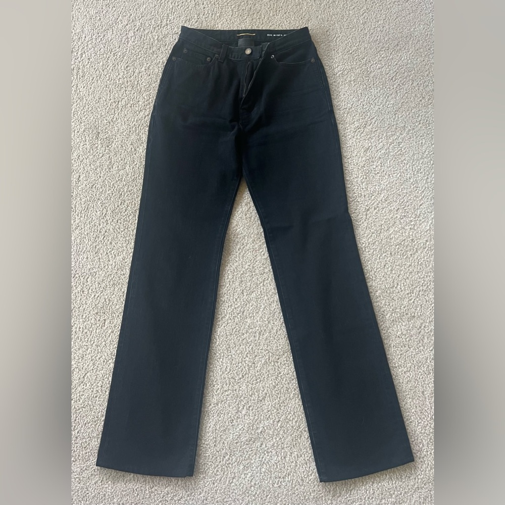 YSL Black Straight Leg Jeans - W size 29 - Great condition!
